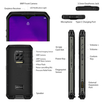Osłona Ulefone 9 kamera termowizyjna aparat wytrzymały telefon Android 10 Helio P90 octa-core 8GB + 128GB telefon komórkowy 6600mAh Smartphone 5